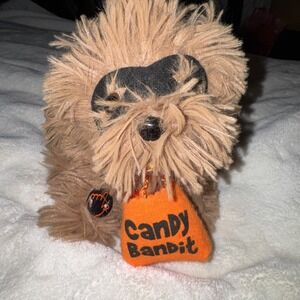 Dan Dee 8″ Animated Brn Maltese Puppy Dances & Sings "I WANT CANDY" BOW WOW WOW
